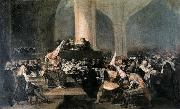 Francisco Jose de Goya The Inquisition Tribunal France oil painting reproduction